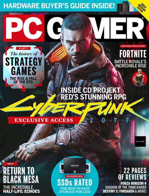 PC Gamer US   Issue 312, Holiday 2018 cover